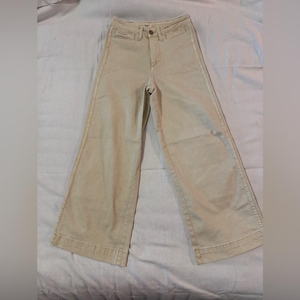 ☀️ Oat New York Wide Leg Pants in ivory